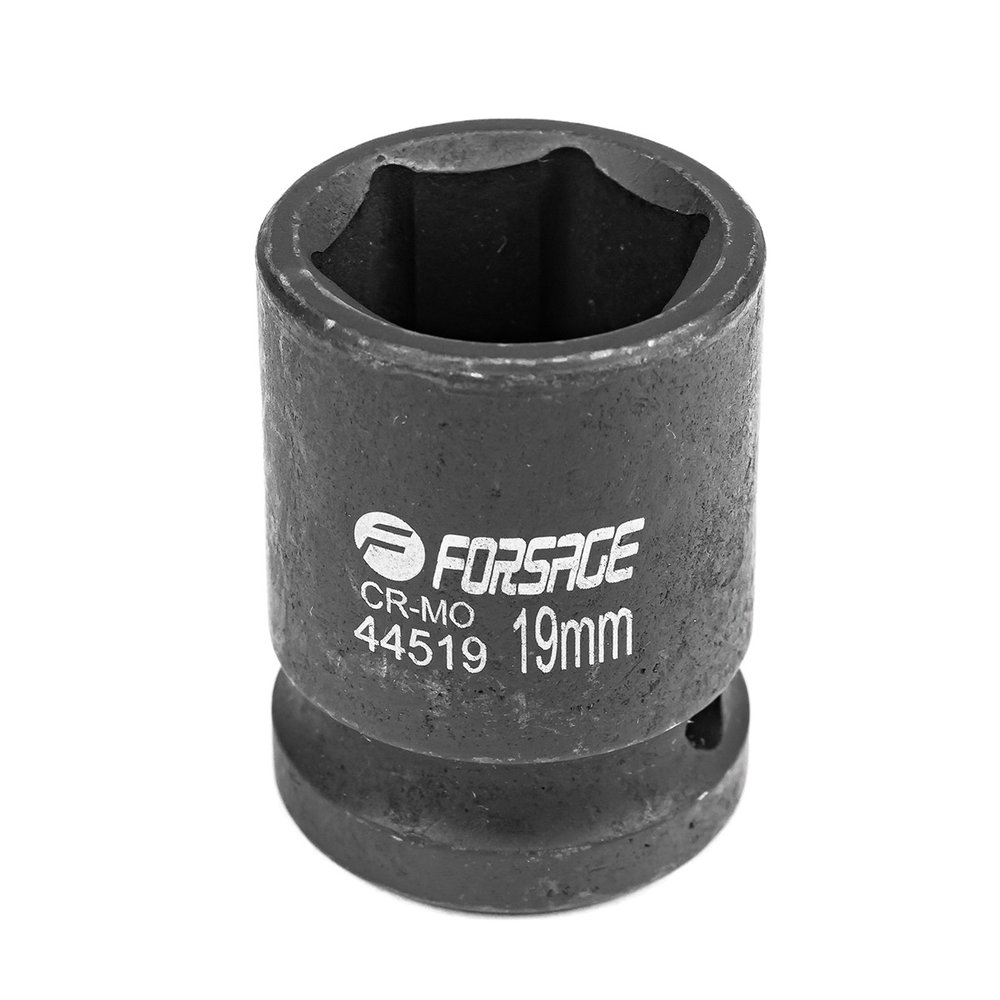 Головка ударная 6-гранная (19 мм, 1/2') Forsage  F-44519(6782)