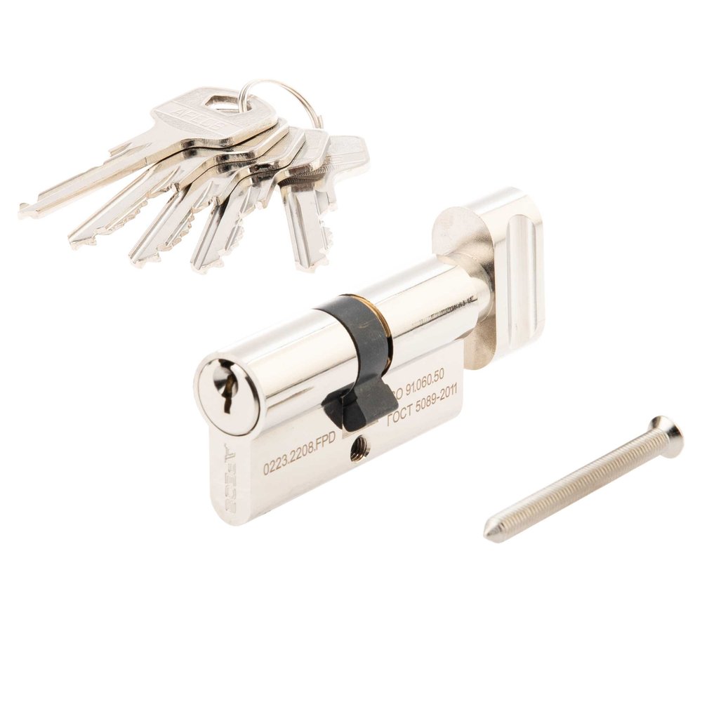 Цилиндровый механизм APECS SC-60-Z-C-NI 60-ZCN 2938 00002938