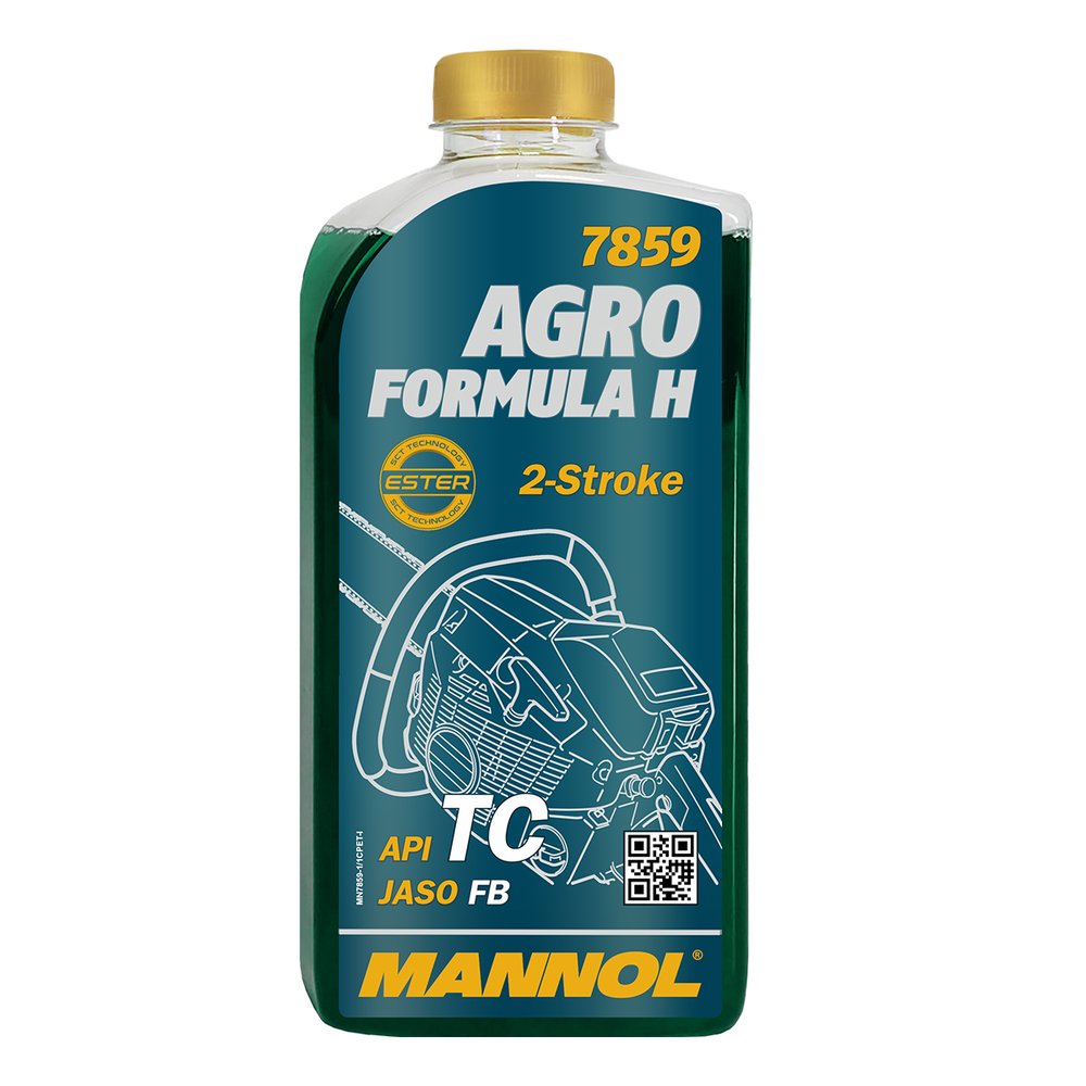 Mасло 2-х тактное 1л, синтетика, 7859 Agro for HUSQVARNA MANNOL 7859 1987