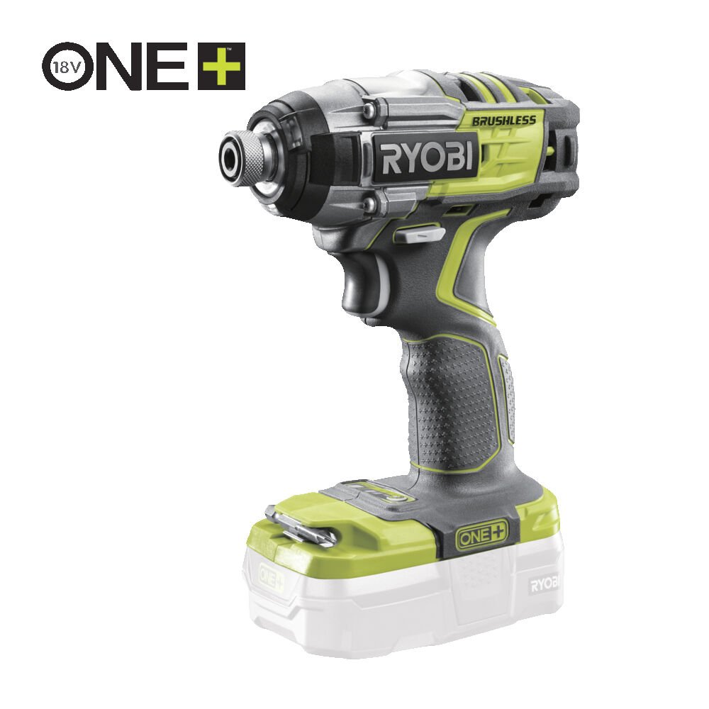 Импульсный бесщеточный винтоверт Ryobi ONE+ R18IDBL-0  без аккумулятора в комплекте 5133002662