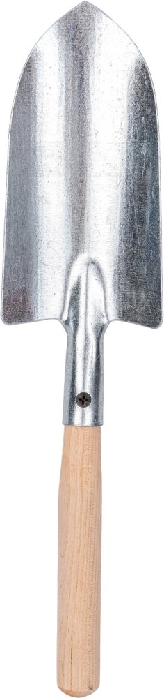 Посадочный совок Gigant большой, оцинкованный, с деревянной ручкой GAV-25