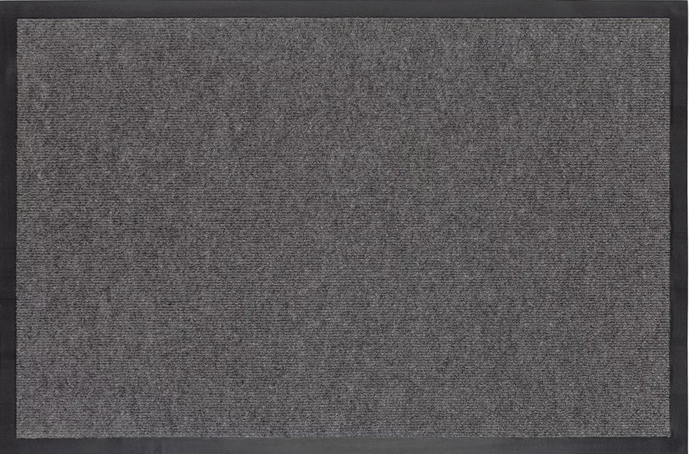 Грязезащитный коврик РемоКолор Ребро ПВХ, полиэстер, серый, 40x60 см 70-1-464