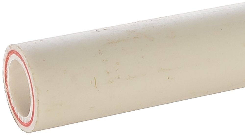 Армированная стекловолокном труба PRO AQUA PP-R RUBIS SDR 6 Белая d-20 мм, 2 м PA37208P