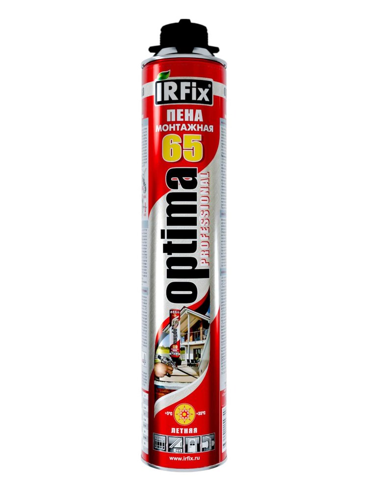 Профессиональная монтажная пена IRFIX OPTIMA 65 800 мл 10021