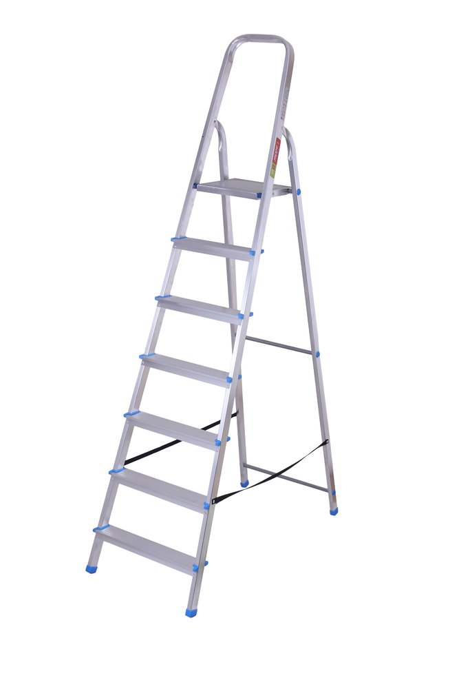 Алюминиевая стремянка LadderBel 7 ступеней STR-AL-7