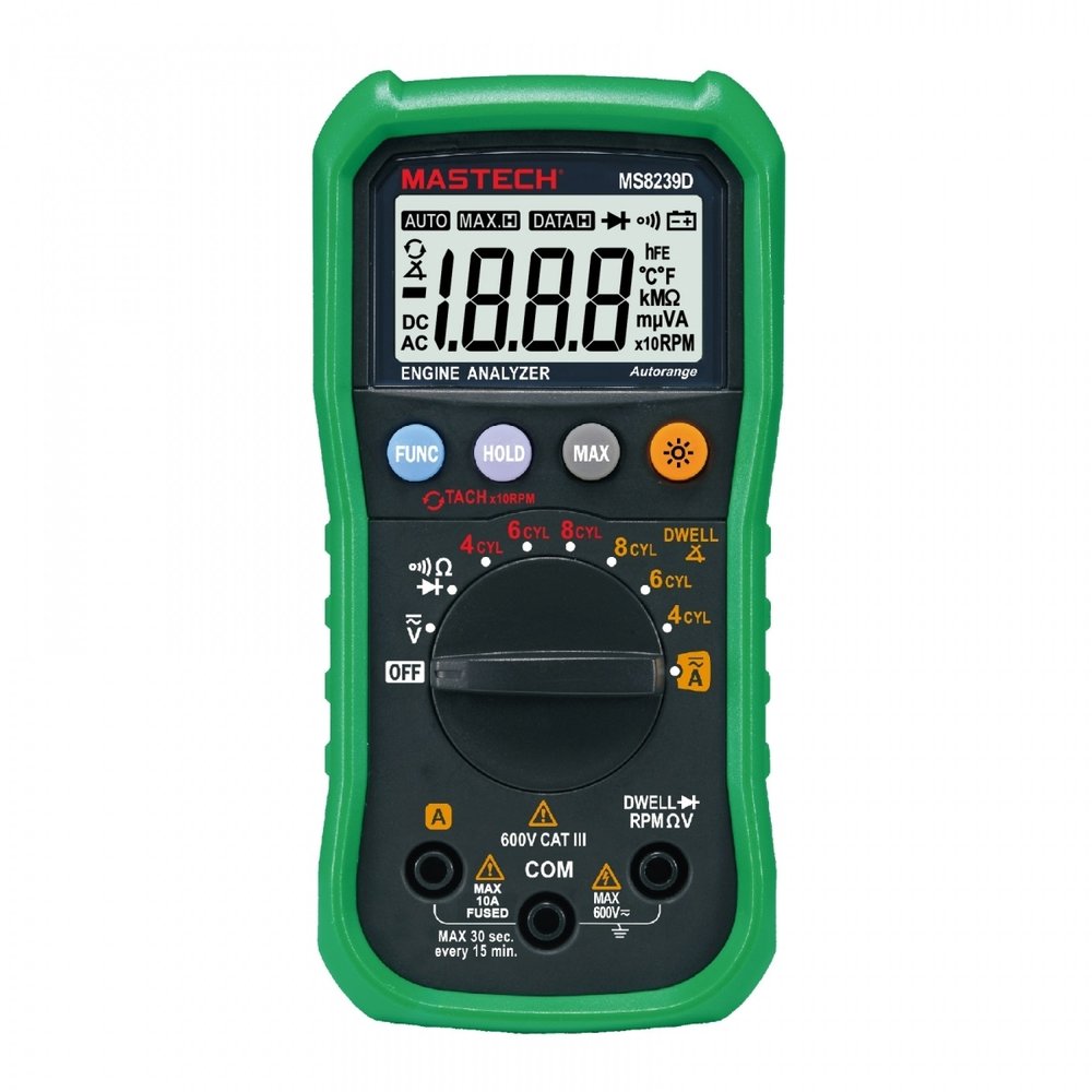 Цифровой автомобильный автоматический мультиметр Mastech MS8239D 00-00007380