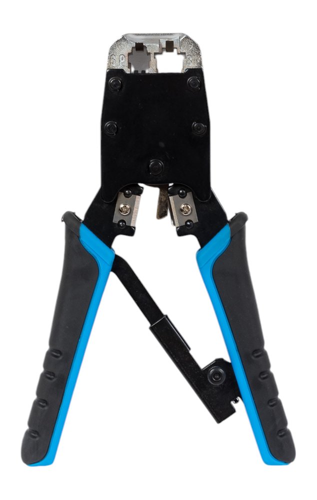 Кримпер для обжима разъемов RIPO TOS229 HT-500R профессиональный, RJ45, 8P8C, RJ12, 6P6C, RJ11, 6P4C, 4P4C и 4P2C 009-100003
