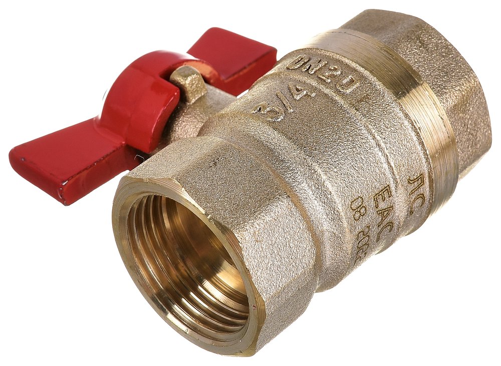 Шаровый кран VALTEC СТАНДАРТ, рукоятка бабочка 3/4, вн.-вн. VT.122.G.05