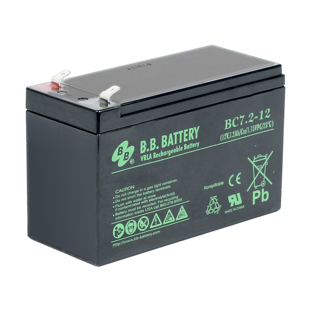 Батарея аккумуляторная (12 В, 7.2 Ач) BB Battery BC 7,2-12