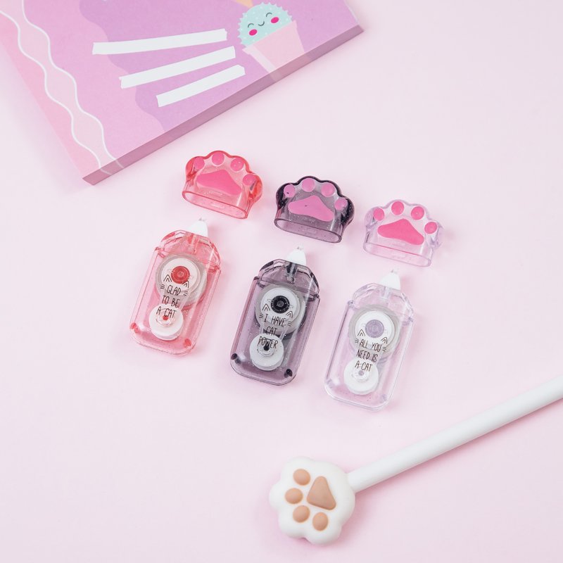 Корректирующая лента MESHU Say Meow, 5 мм х 6 м, дисплей-бокс, ассорти CT_41266