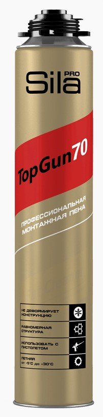 Профессиональная монтажная пена Sila Pro TopGun 70 880 мл A1453Z
