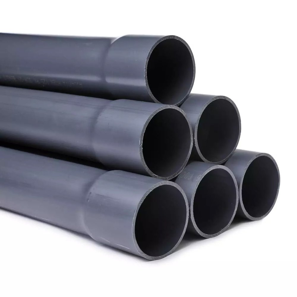 Напорная клеевая труба НПВХ (PVC-U) AQUAVIVA 75x5.6x3000 PN16 с раструбом AQV307556R 39343