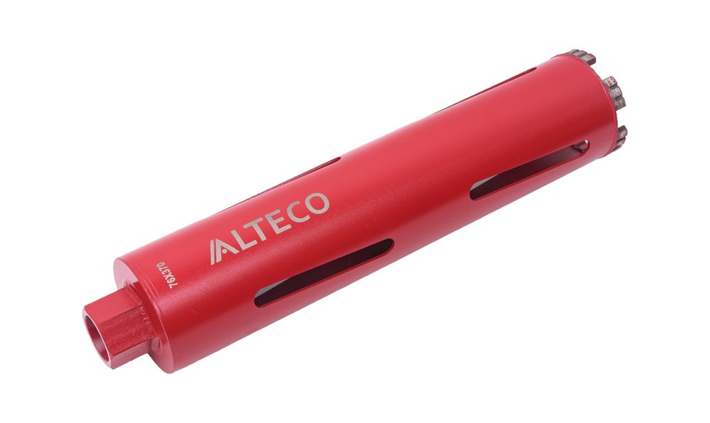 Коронка алмазная для сухого бурения BT (76х370 мм) ALTECO 41359