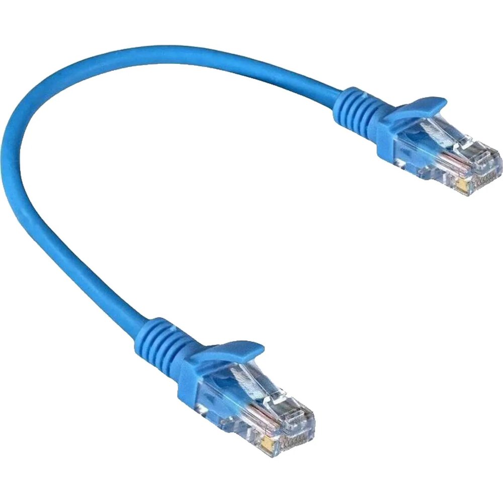 Патч-корд ExeGate UTP-RJ45-RJ45-5e-0,3M-BL, 5e, 0.3м, синий <,EX258667RUS