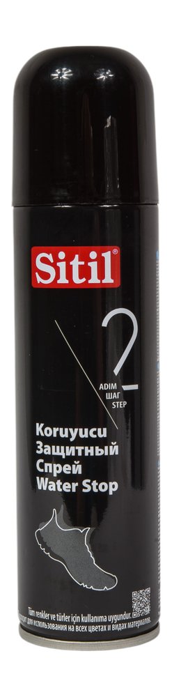 Водоотталкивающий спрей Sitil Black edition Waterstop черная коллекция, 150 мл 166 SNK