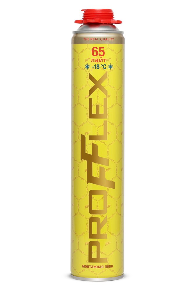 Пена монтажная PROFFLEX PRO 65 л, Лайт, зима 70138