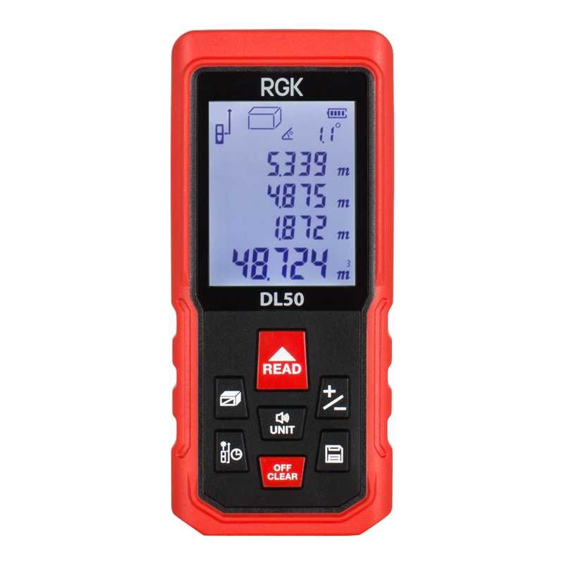 Лазерный дальномер с угломером RGK DL50 С ПОВЕРКОЙ 755696