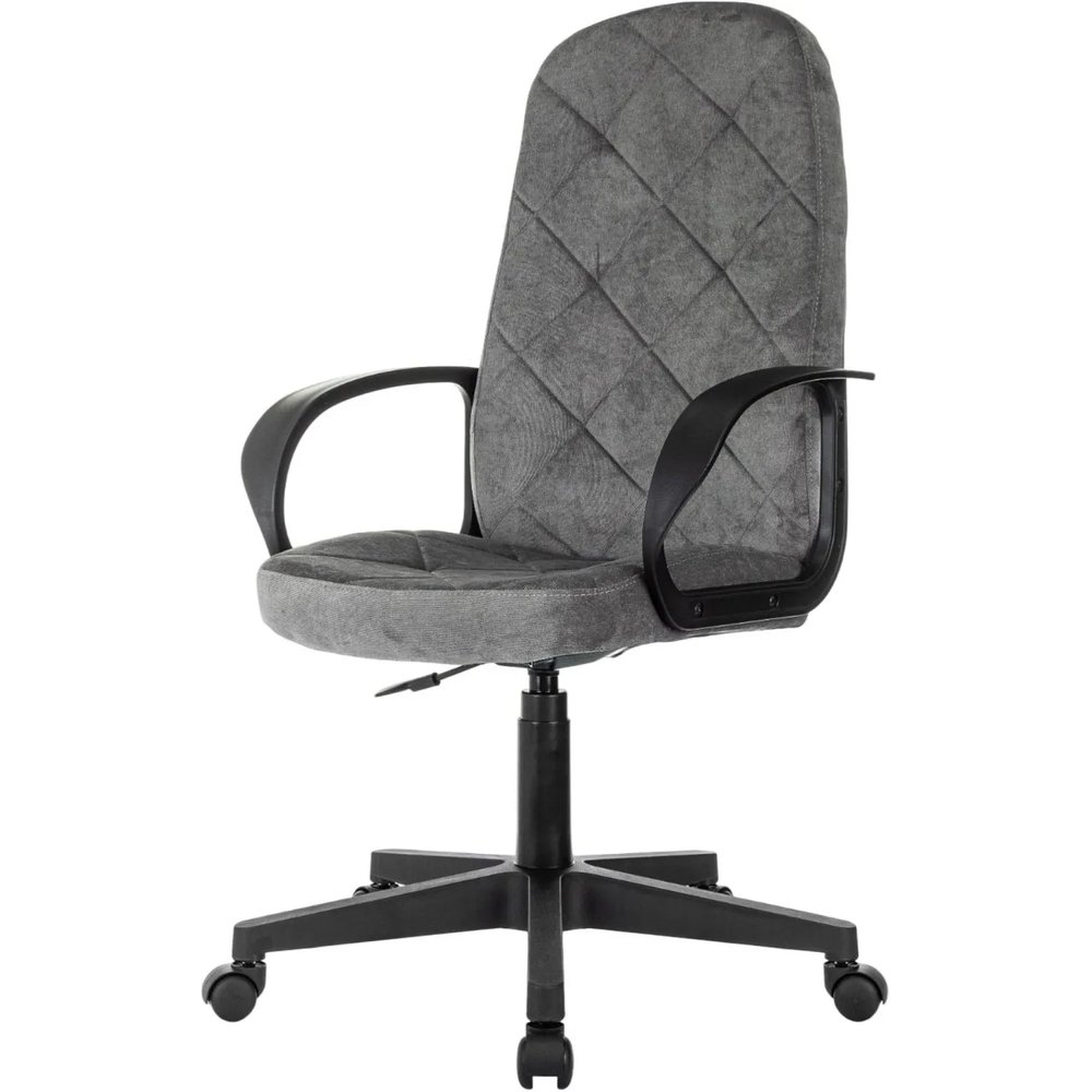 Кресло VB_EChair 602LT серый Light-19 крестов. пластик