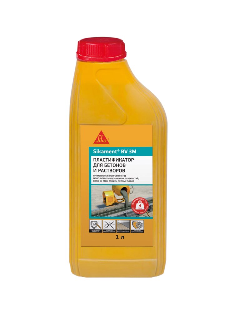 Пластификатор для бетонов и растворов SIKA Ment BV Канистра 3M 1л. 524064