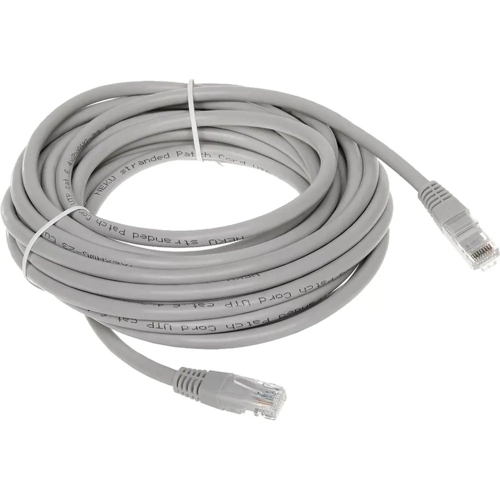 Патч-корд ExeGate UTP-RJ45-RJ45-5e-CU-30M-GY, 5e, 30м, серый <,EX282019RUS
