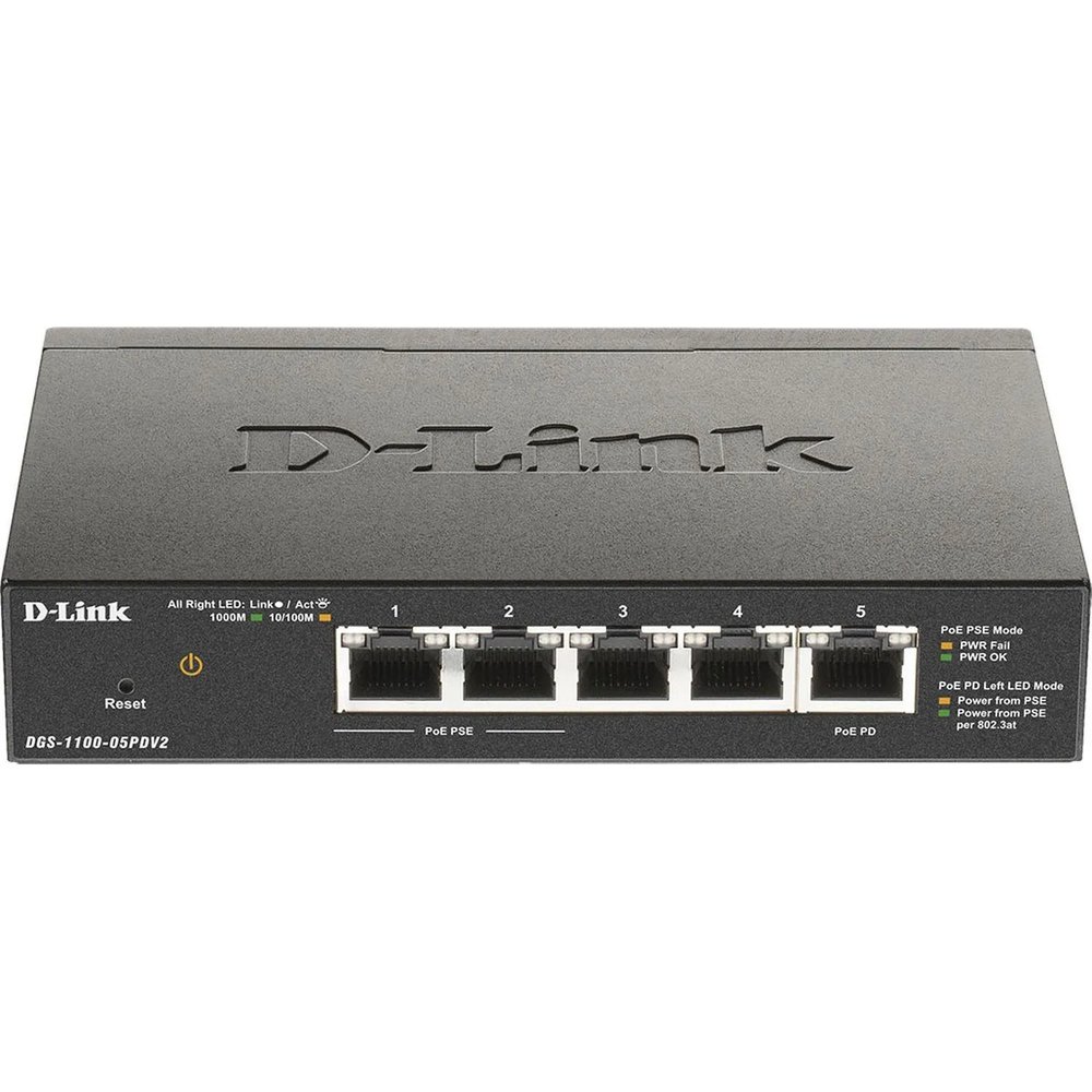 Коммутатор D-Link DGS-1100-05PDV2/A1A