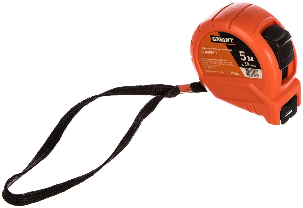 Рулетка измерительная Gigant COMPACT 5м х 19мм GW61127