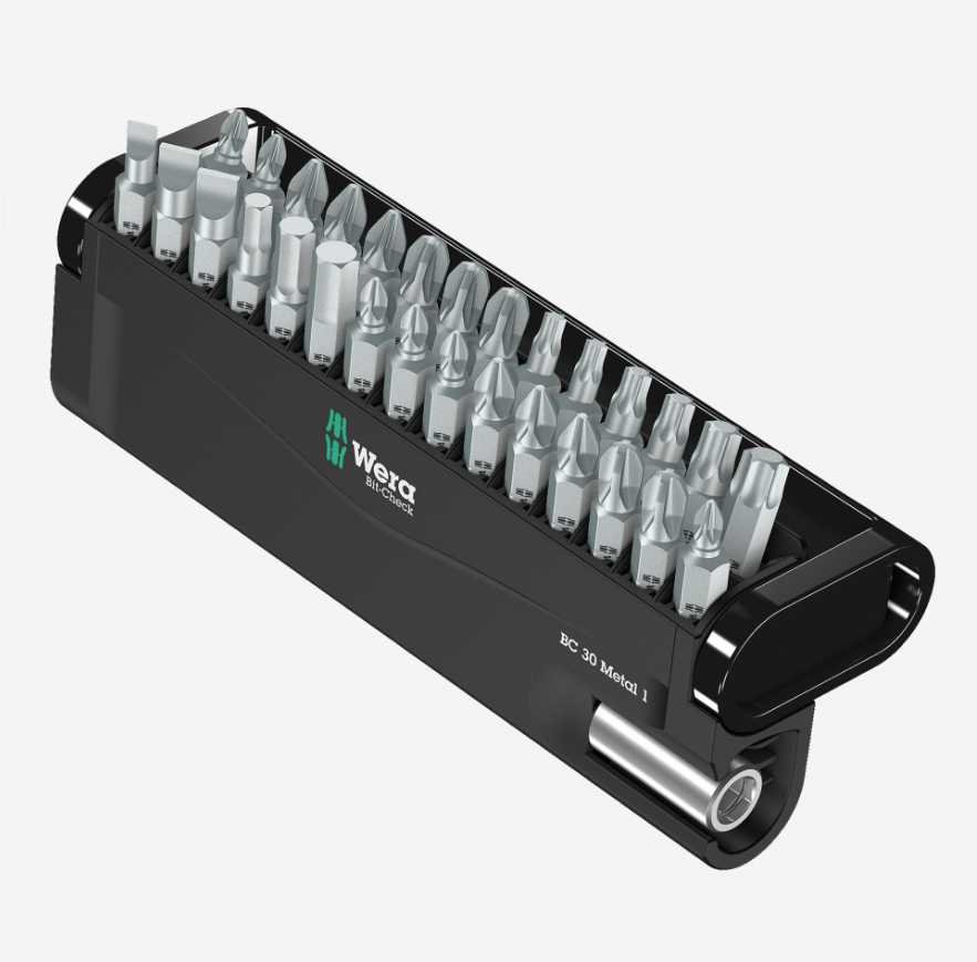 Биты Bit-Check 30 Metal 1 SB, 30 предметов WERA WE-057440