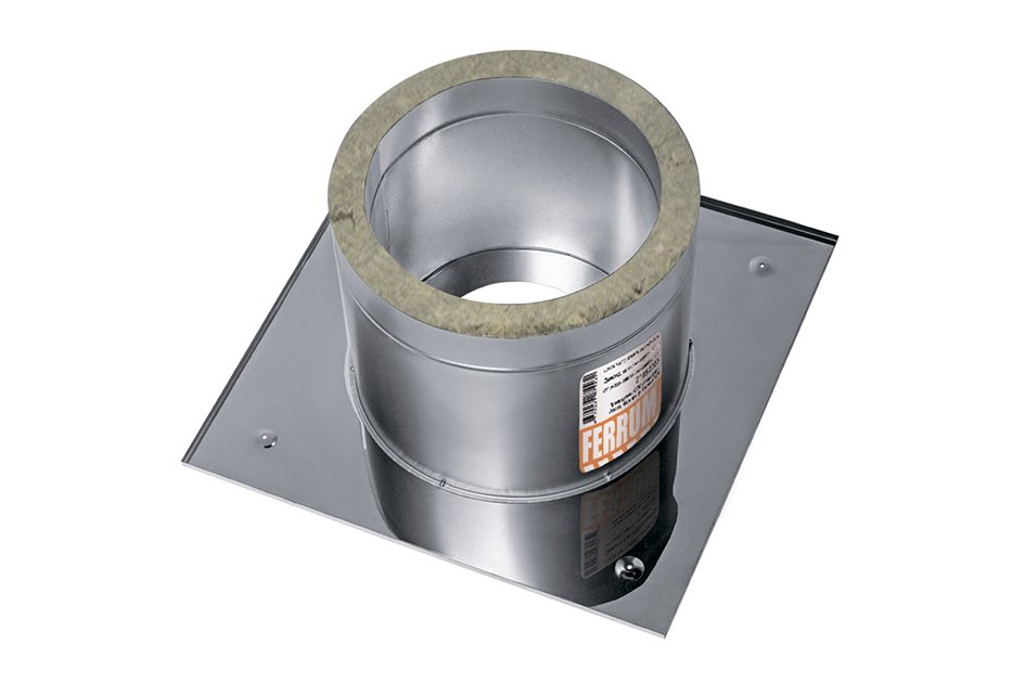 Потолочно проходной узел FERRUM max t 450C, 430/0,5 мм, термо, ф200 f3412
