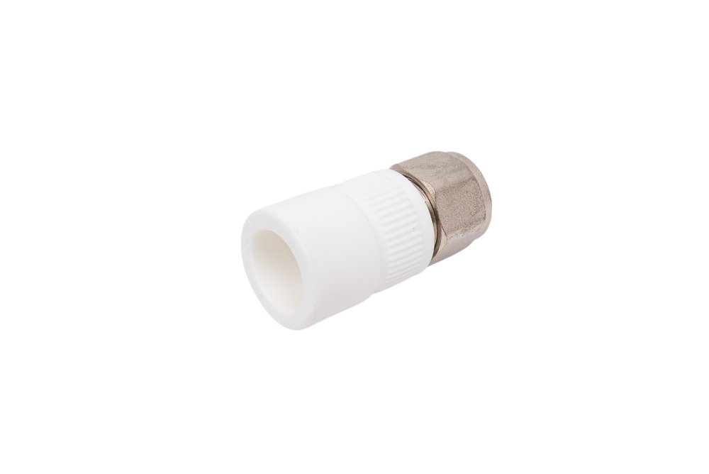 Комбинированная муфта для соединения Valfex PPR-PEX труб 20x16 (200/20) () БЕЛАЯ К 11142020
