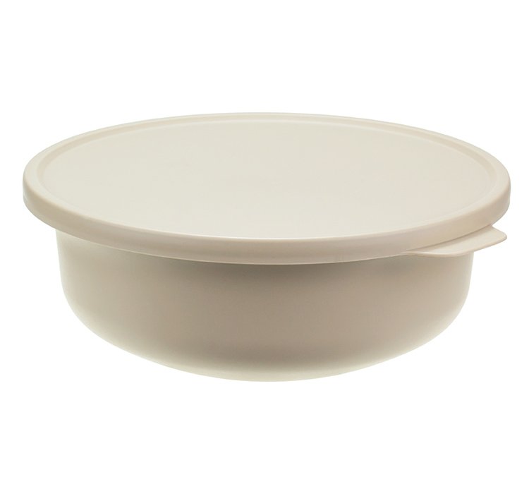 Миска IDEA ТЭСТИ 1,2 л, с крышкой, латте М 1362