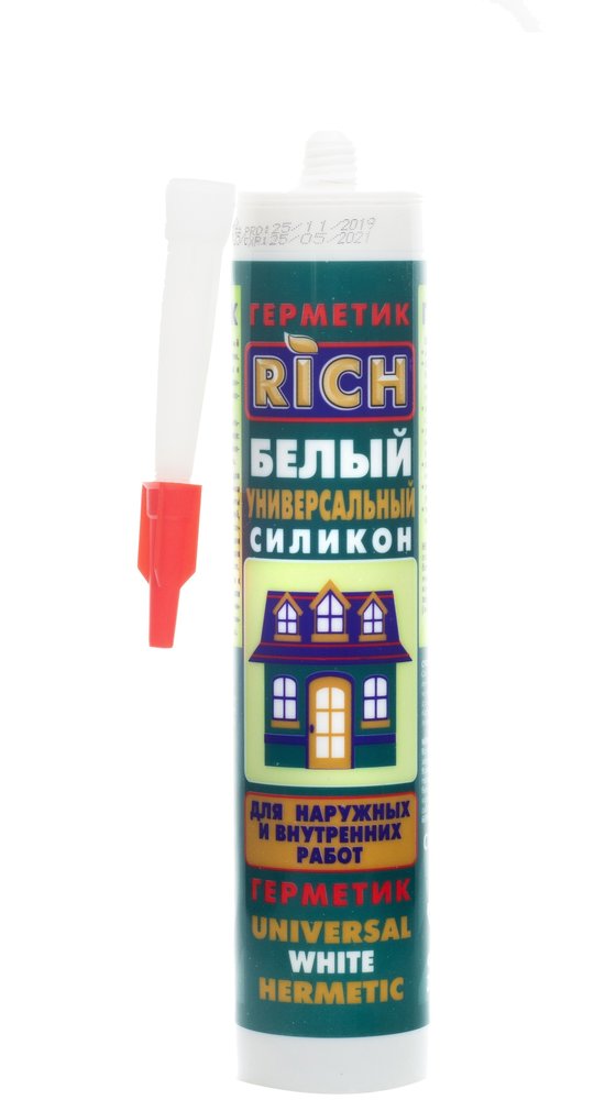 Универсальный силикон RICH белый 113944