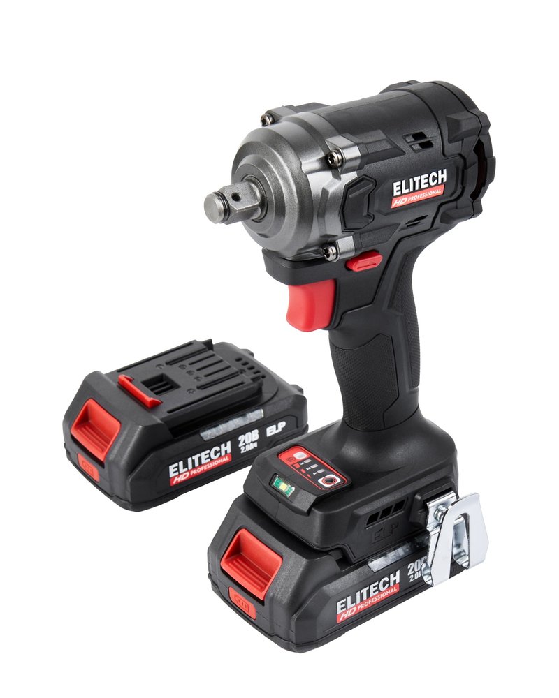 Аккумуляторный гайковёрт Elitech CW 2004SL (20В, 2х2Ач, 450Нм, М10-М20) HD 205737
