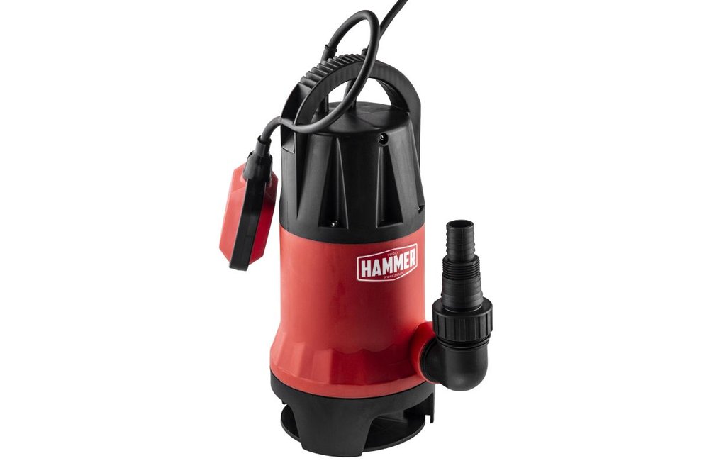 Насос дренажный Hammer NAP900D 900Вт, 14000л/ч, высота 8,5м, частицы до 35мм 641201