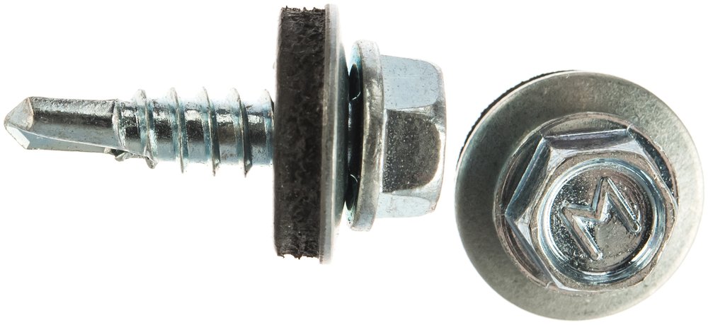 Кровельный саморез Daxmer 4,8x19 цинк, сверло №2, 400 шт. 00000310437