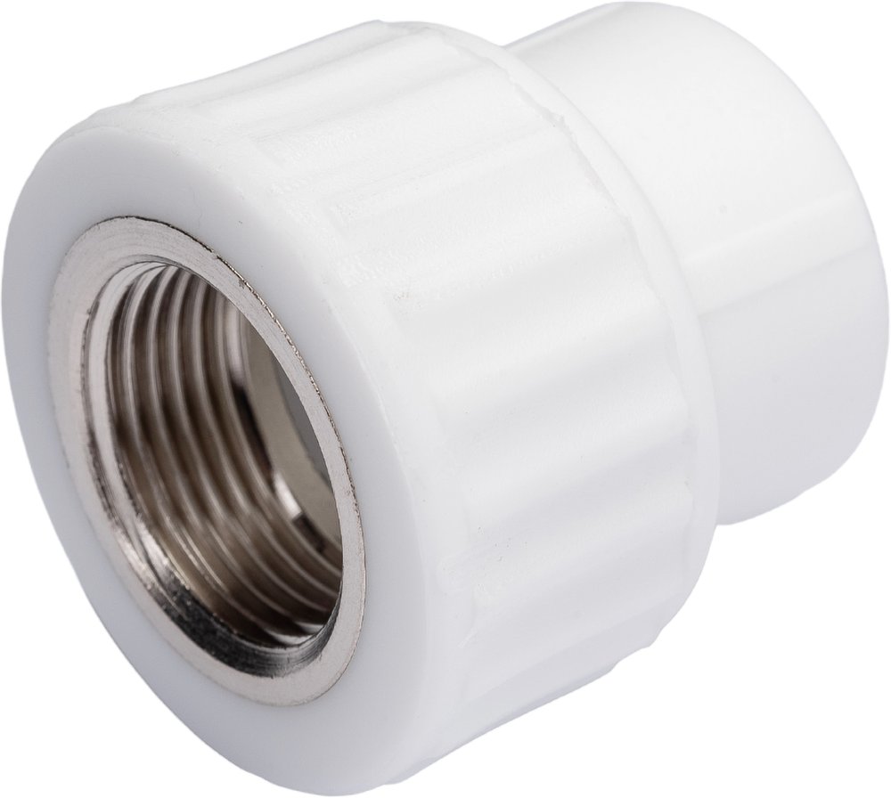 Комбинированная муфта VALFEX PP-R белая, 20х3/4 дюйма ВР 10129120 127-0233
