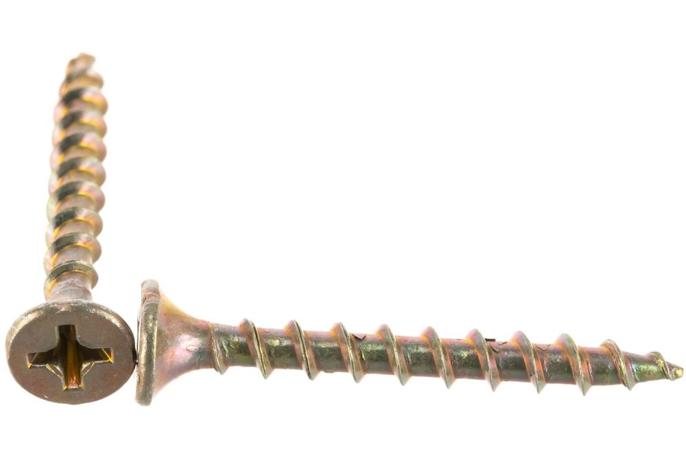 Желтый саморез крепежная техника 4,2x90, 200 шт. 420468 БК