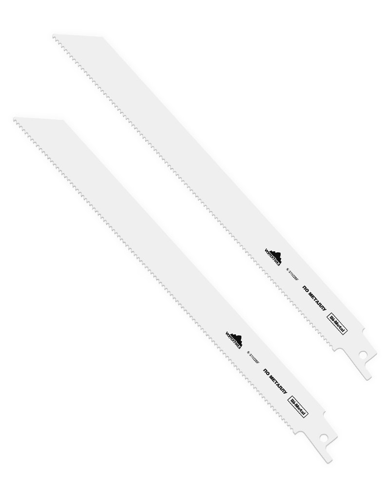 Полотно для сабельной электроножовки 2 шт vertextools K-S1122BF