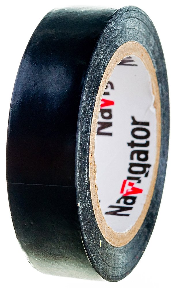 Изолента Navigator NIT-B15-10/BL черная 71229