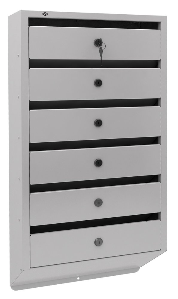 Почтовый ящик FerrumFormat Оптима Люкс 6 серый 4620065511110