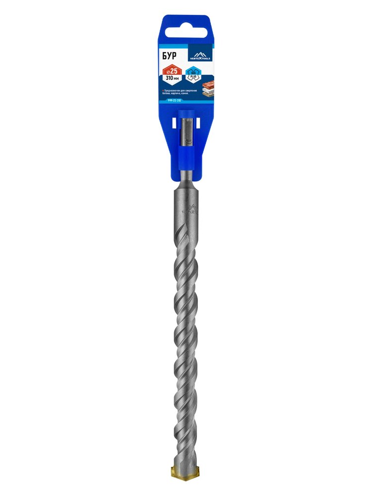 Бур SDS-plus (25х310 мм) Vertextools 999-25-310