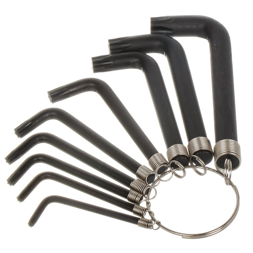 Набор имбусовых ключей Torx BARTEX T10-T50 9 предметов на кольце 319911