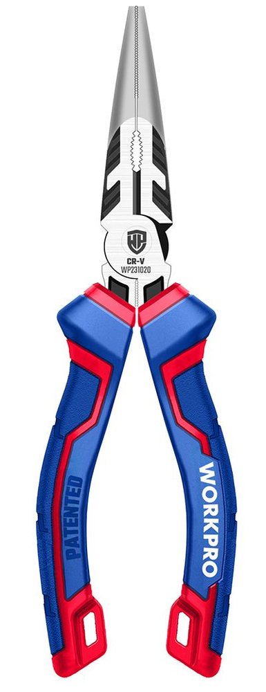 Длинногубцы WORKPRO 160 мм, 6 дюймов, CR-V WP231020