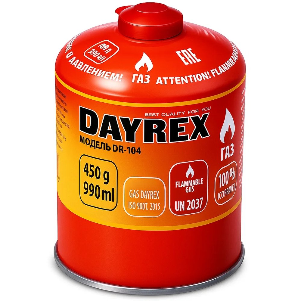 Газовый баллон DAYREX -104, 450 г, Корея 629936
