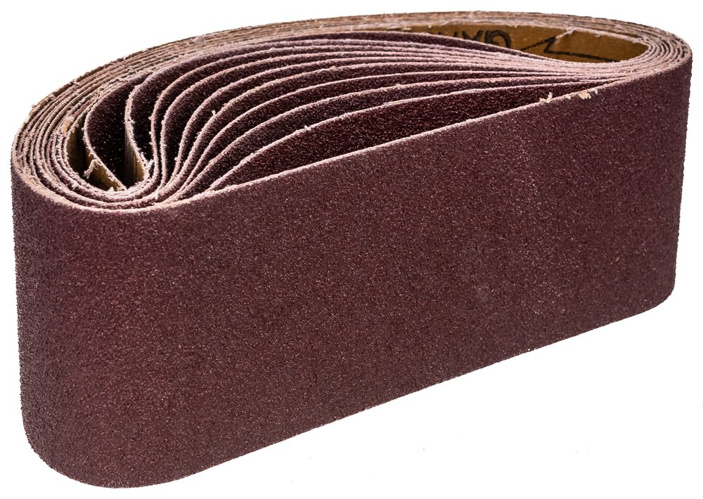 Лента шлифовальная (10 шт, 75х533 мм, P60) ПРАКТИКА 032-935