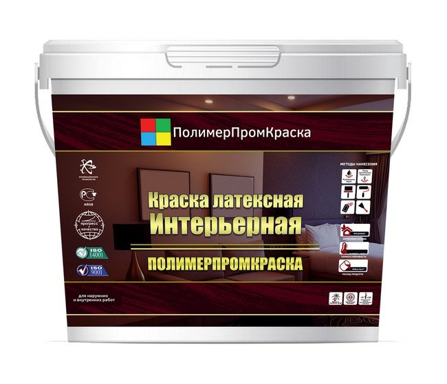 Резиновая краска ПолимерПромКраска 'Интерьерная' цвет Классика 000.0401.22