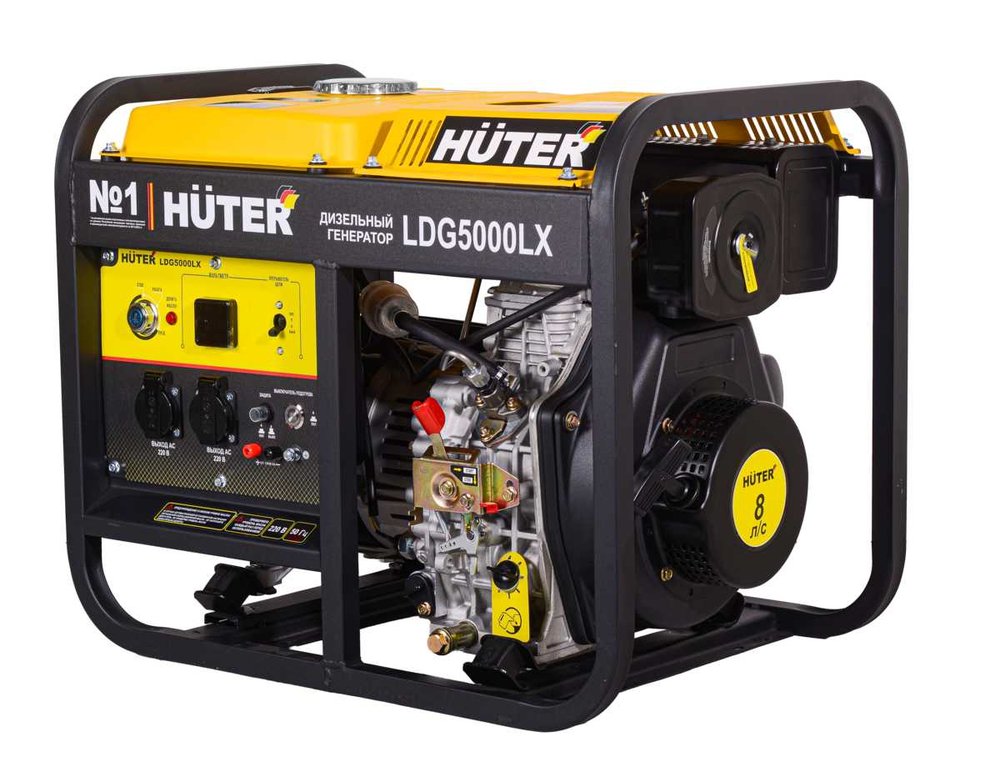 Электрогенератор дизельный Huter LDG 5000LX 64/2/7