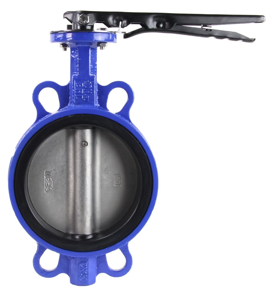 Поворотный дисковый затвор DN.ru WCB-316L-EPDM Ду150 Ру16 с рукояткой D050-01963