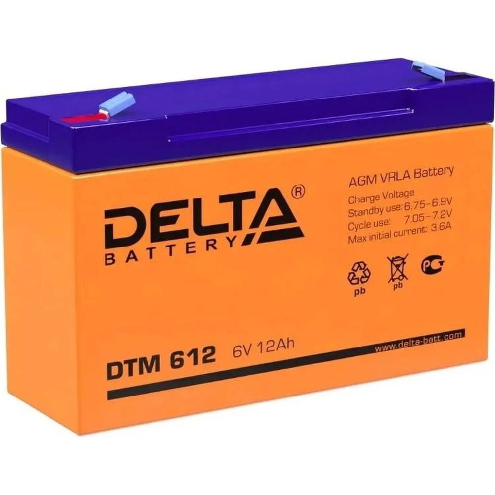 Батарея для ИБП Delta DTM 612  6/12 В/Ач 151x50x100