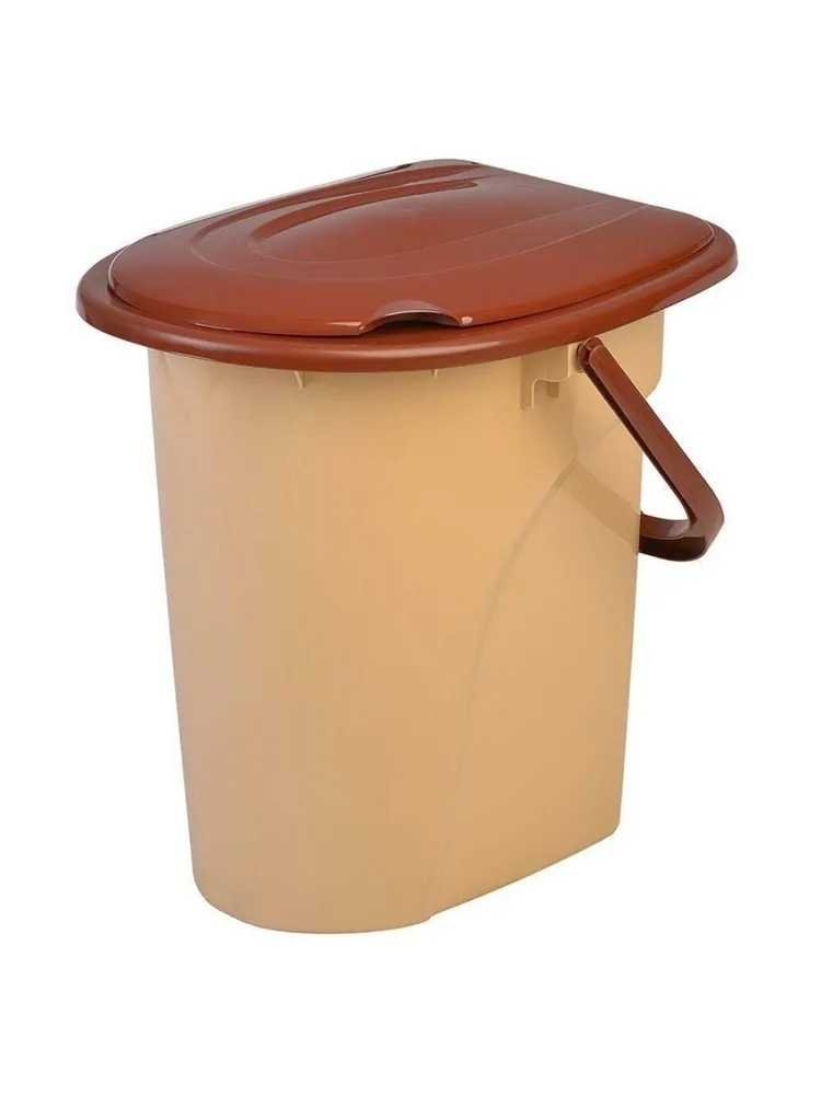 Ведро туалет с крышкой Elf Plast 22 л ХТ729