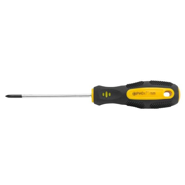 Отвертка крестовая Pobedit Expert Cr-V, PH0х75 мм 2561075